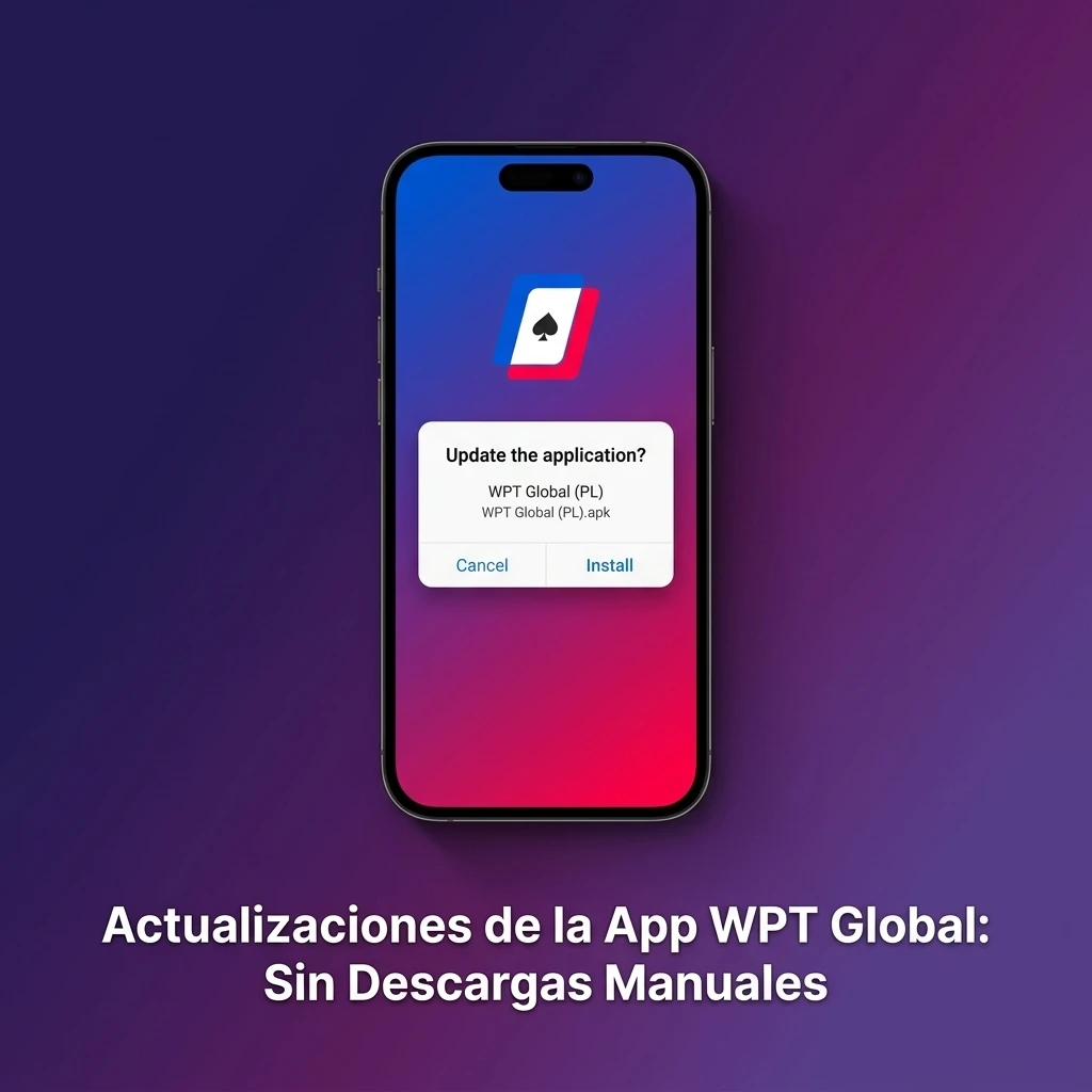 App WPT Global con actualizaciones automáticas PWA, sin descargas manuales, siempre con la versión más reciente.