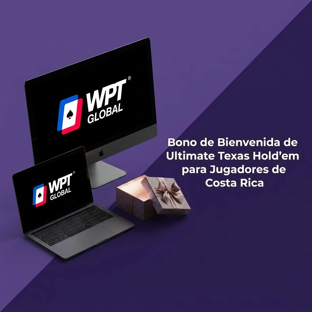 Bono de bienvenida WPT Global 100% hasta $1,200 para jugadores de Costa Rica en Ultimate Texas Hold'em