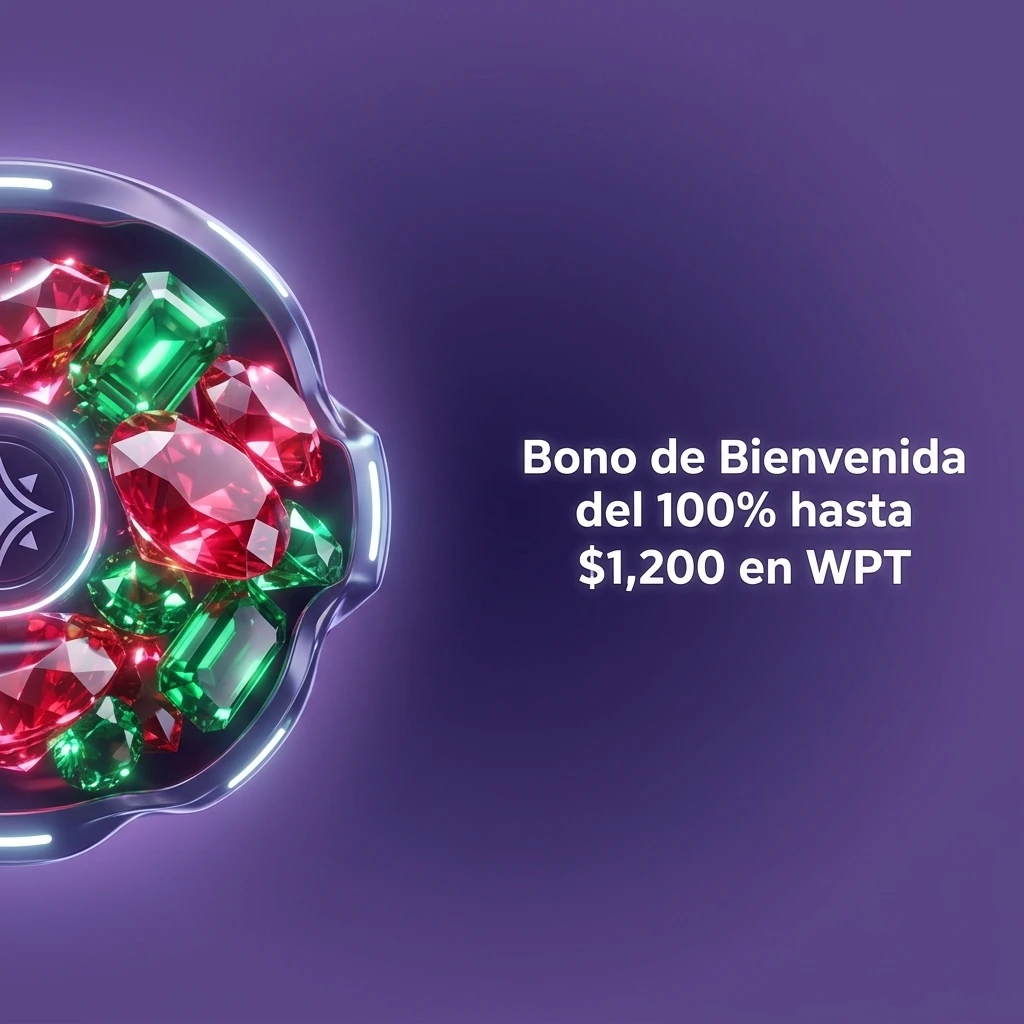 Bono de bienvenida del 100% hasta $1,200 en WPT para jugadores de Costa Rica con depósito mínimo de $10