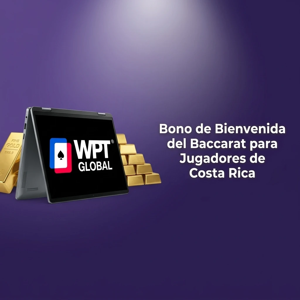 Bono de bienvenida WPT Global 100% hasta $1,200 para jugadores de Costa Rica en Baccarat