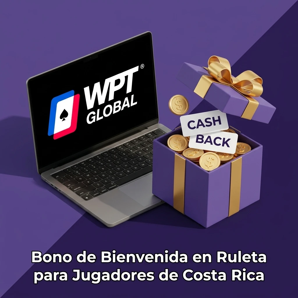 Bono de bienvenida 100% hasta $1,200 en ruleta para jugadores de Costa Rica en WPT