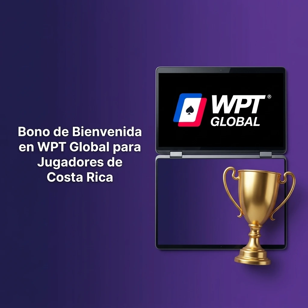 Bono de bienvenida WPT Global para jugadores de Costa Rica: 100% hasta $1,200 en primer depósito