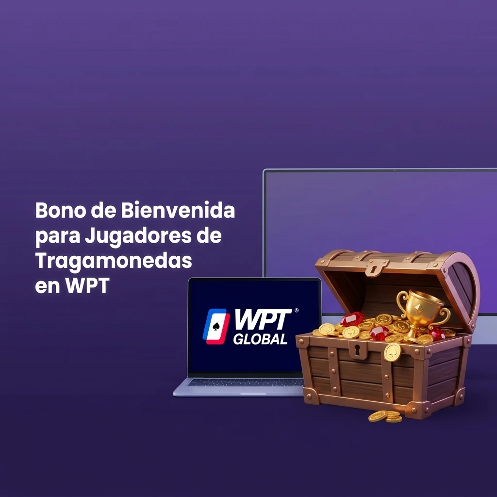 Bono de bienvenida WPT: 100% hasta $1,200 en tragamonedas, recargas, cashback y programa de lealtad
