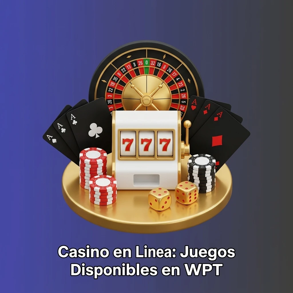 Juegos de casino en línea WPT: tragamonedas, blackjack, ruleta, baccarat y más categorías disponibles