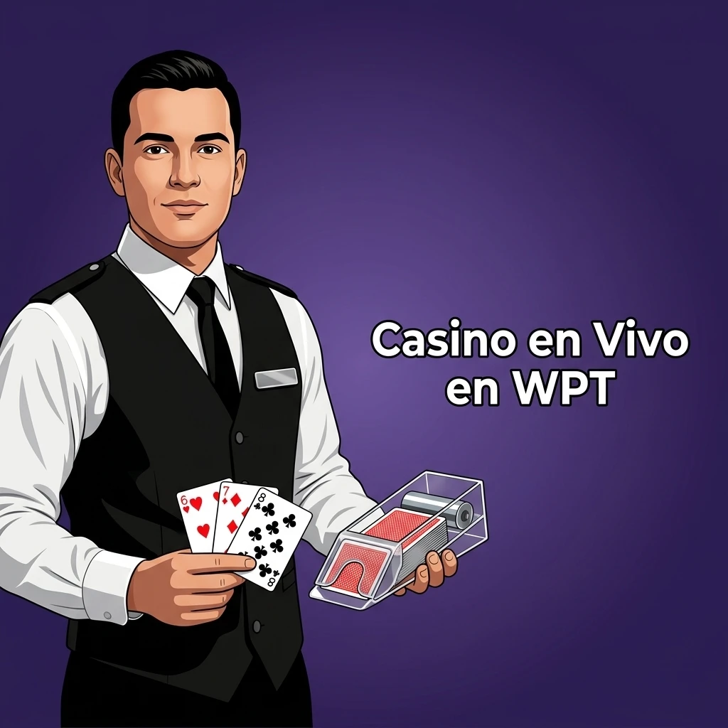 Mesas de casino en vivo en WPT con croupiers reales, ruleta, blackjack, baccarat y game shows en HD