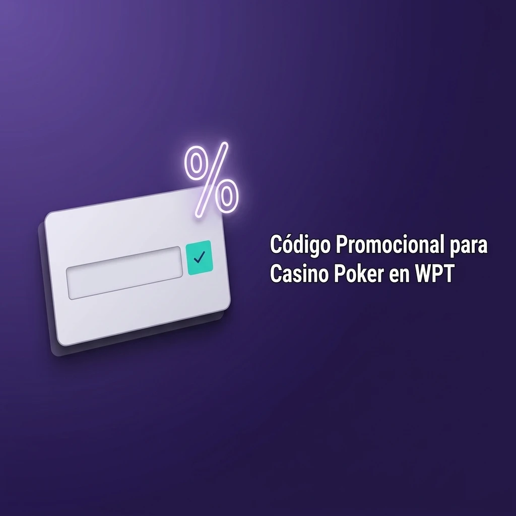 Código promocional WPTBONUS para activar beneficios extra en Casino Poker del WPT al registrarte
