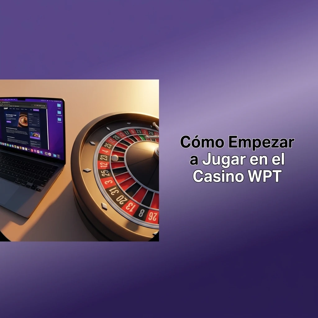 Pasos para empezar a jugar en el casino WPT en línea: registro, depósito y selección de juegos