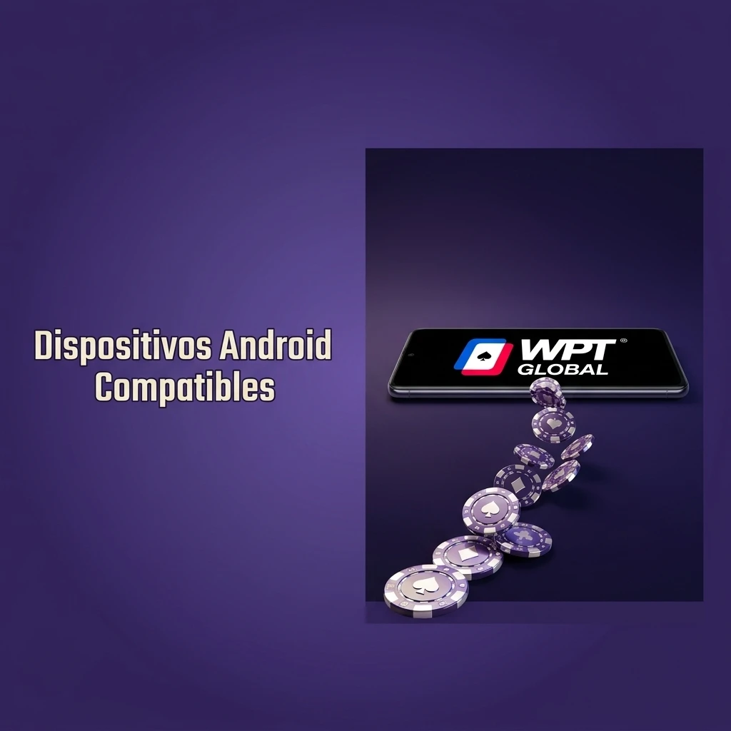 Lista de dispositivos Android compatibles con la app WPT en Costa Rica, incluyendo Samsung, Xiaomi y Motorola