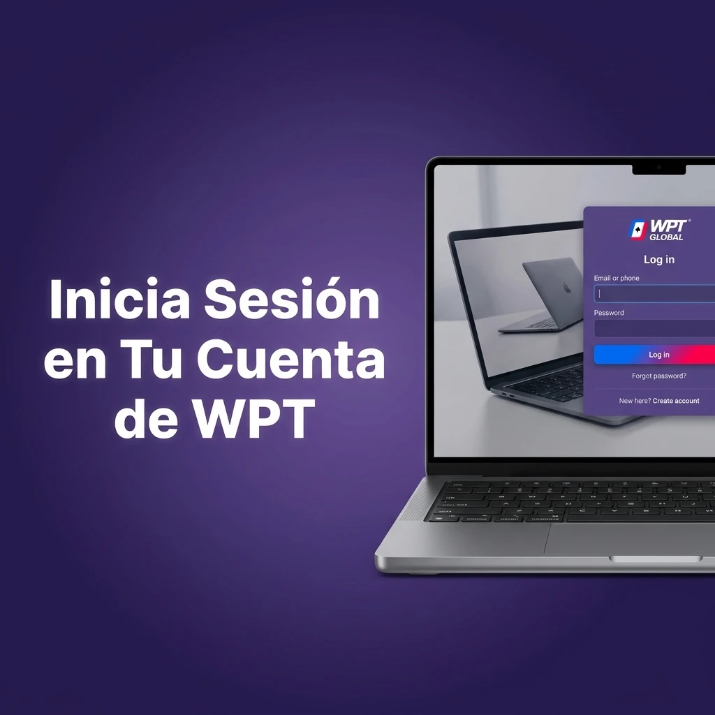 Inicia sesión en tu cuenta WPT para gestionar saldo, bonos y jugar en el casino en línea desde cualquier dispositivo.