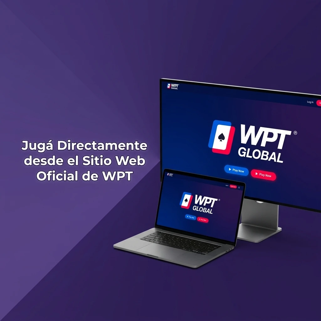 Accedé al sitio web oficial de WPT desde cualquier navegador sin instalar nada y disfrutá apuestas y casino.
