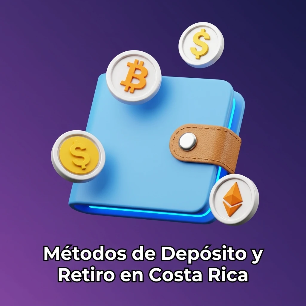 Métodos de depósito y retiro en WPT Costa Rica: Visa, Mastercard, Bitcoin, Ethereum y Tether disponibles