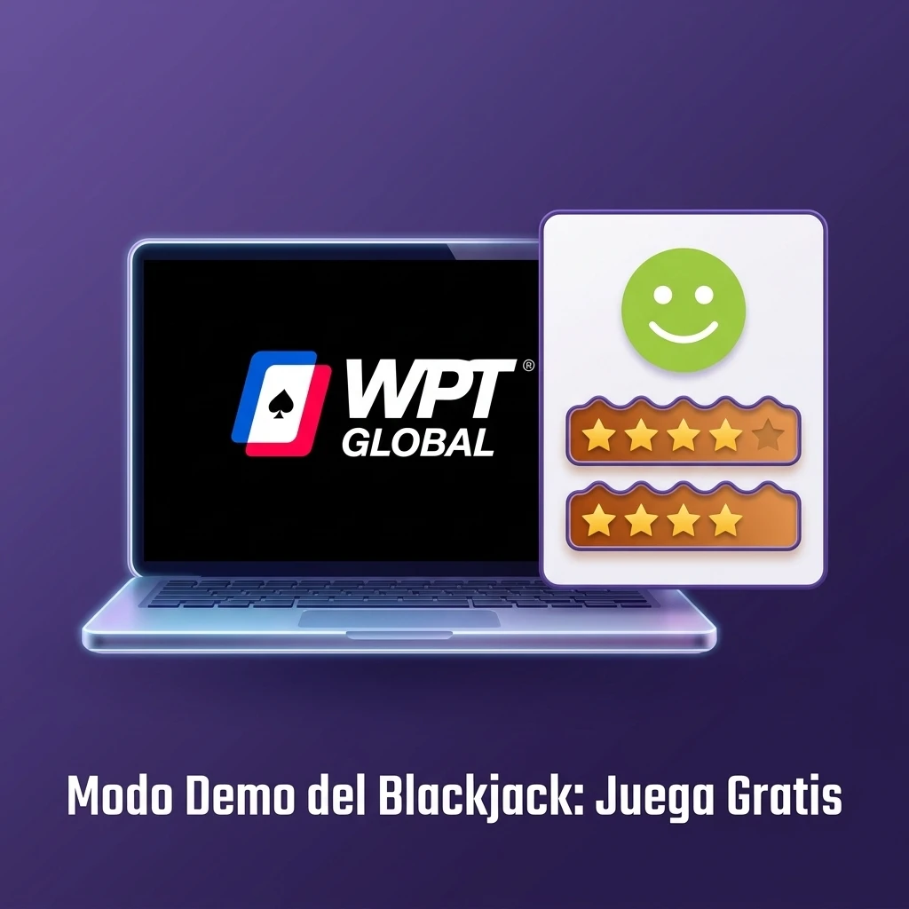 Modo demo de Blackjack en WPT Global: juega gratis con saldo virtual sin depósito