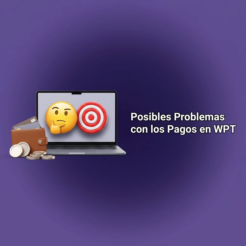 Problemas comunes con pagos en WPT: depósitos, retiros rechazados y errores de datos de pago