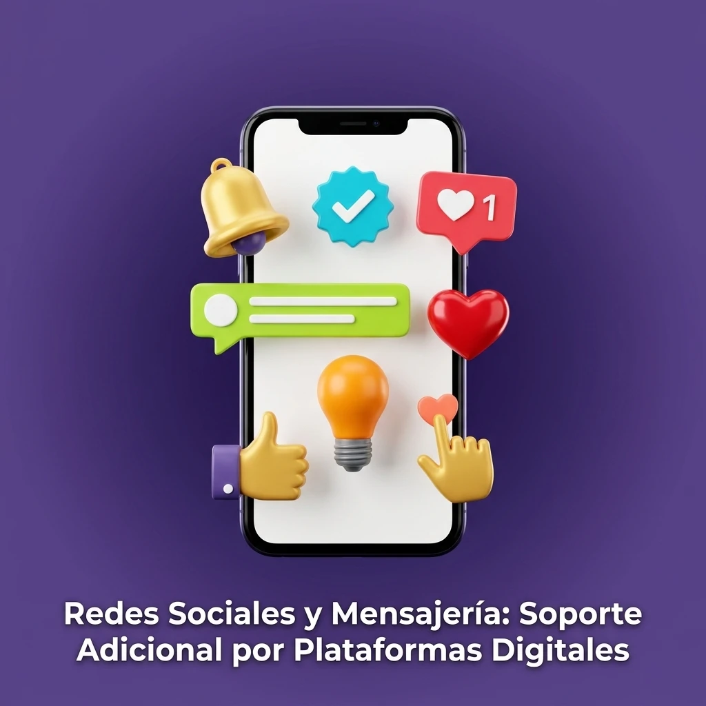 Soporte WPT por redes sociales: Facebook, X, Instagram, Telegram y WhatsApp para consultas y actualizaciones